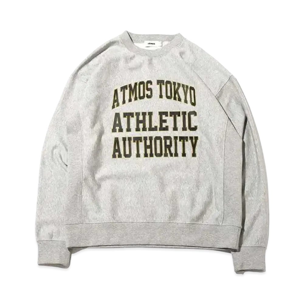 atmos College Logo Sweat Crewneck "Grey"