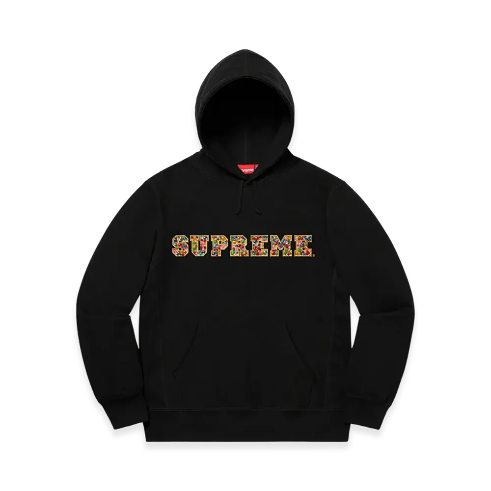 Supreme Jewels Hooded Sweatshirt "Black"