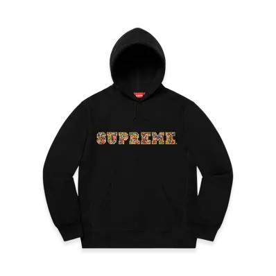 Supreme Jewels Hooded Sweatshirt "Black"