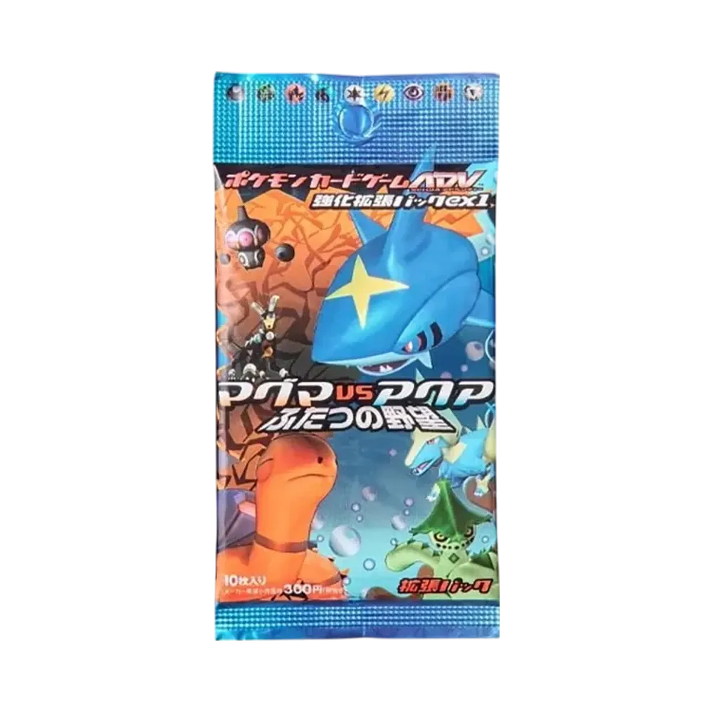 ポケモンカードゲーム ADV 強化拡張パック ex1 マグマVSアクア ふたつの野望 再販 パック