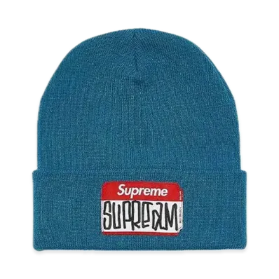 Supreme Gonz Nametag Beanie "Teal"