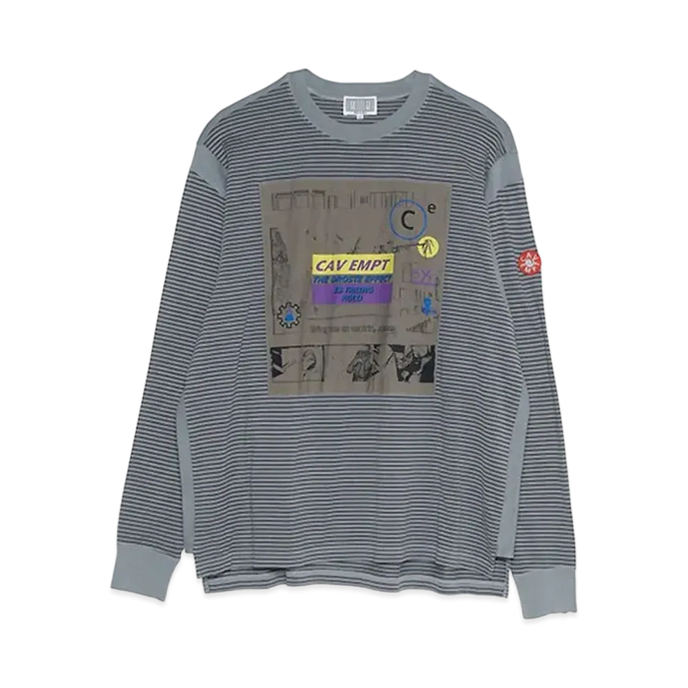 Cav Empt (C.E) TAKING HOLD LONG SLEEVE T "Grey"