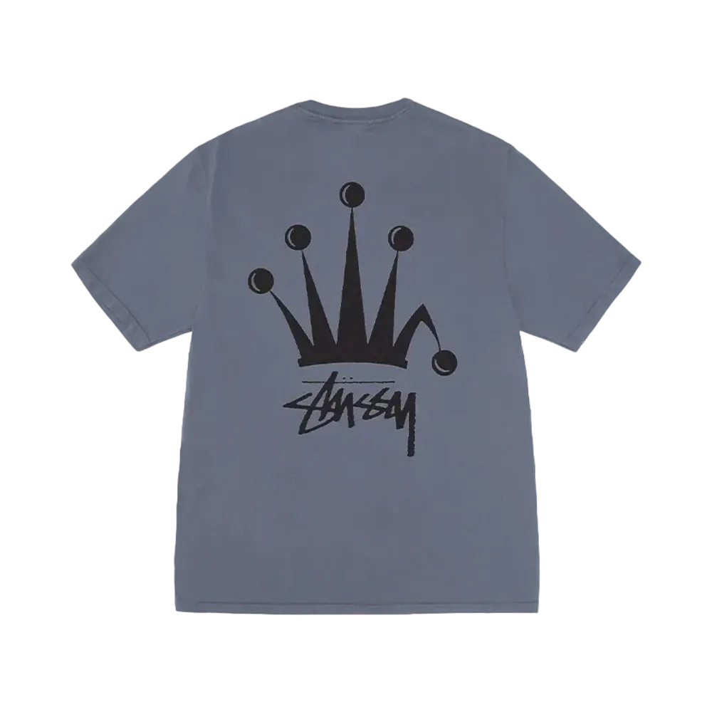 ステューシー リーガル クラウン Tシャツ ピグメント ダイド "インジゴ"