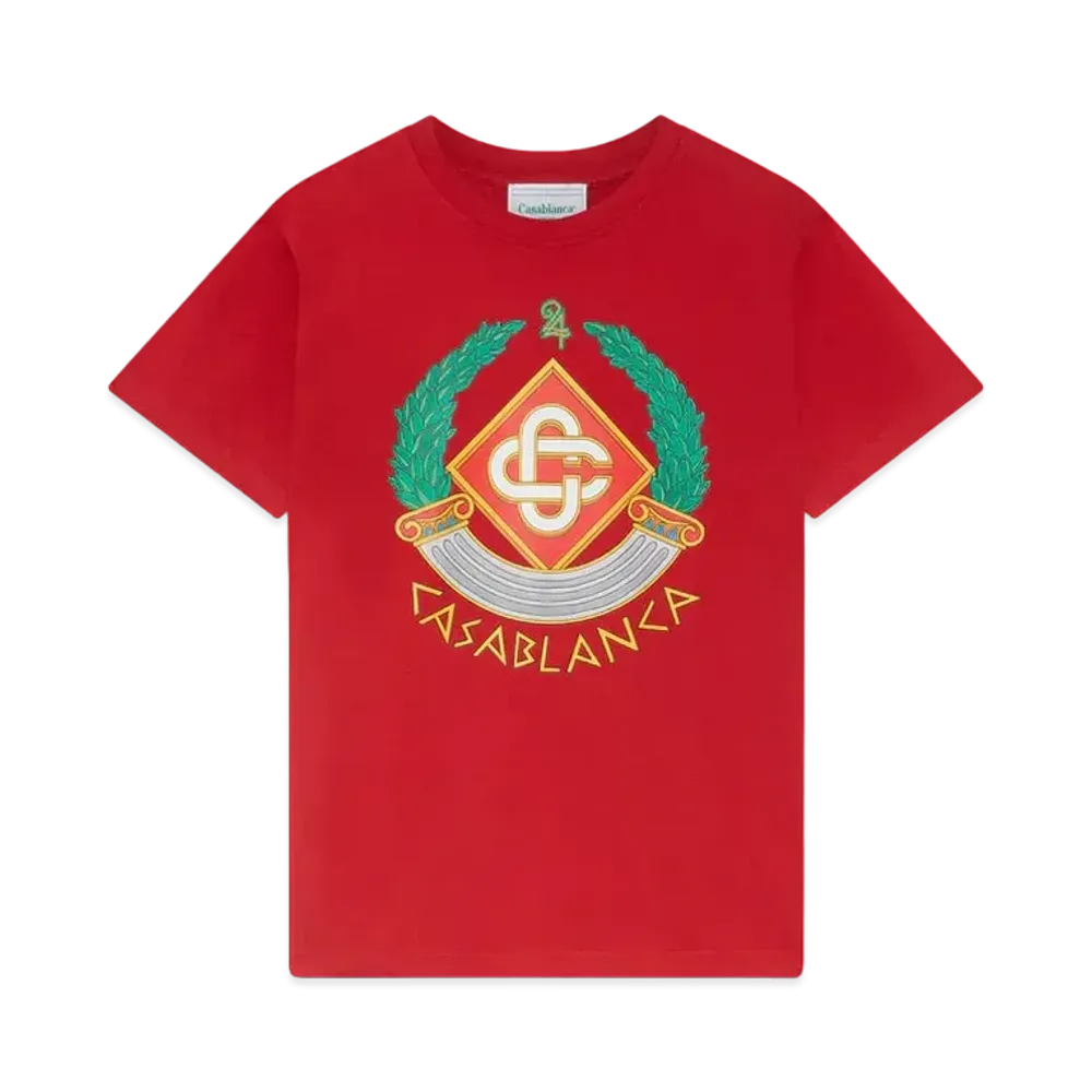 Casablanca Casa Crest T-Shirt "Red"
