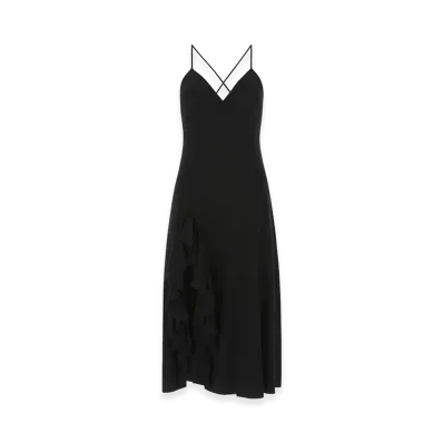 LOEWE Women's Stretch Viscose Dress "Black"