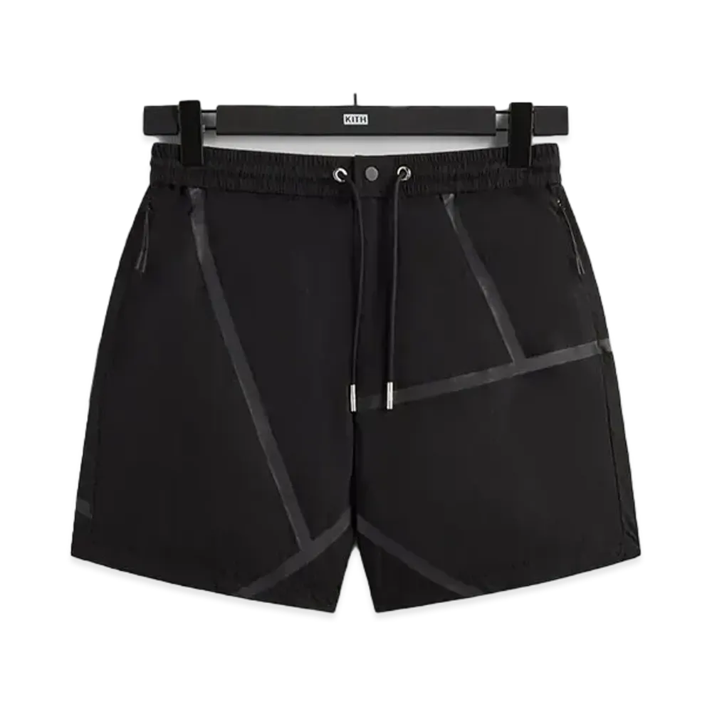 Kith 101 Wrinkle Nylon Madison Short "Black"
