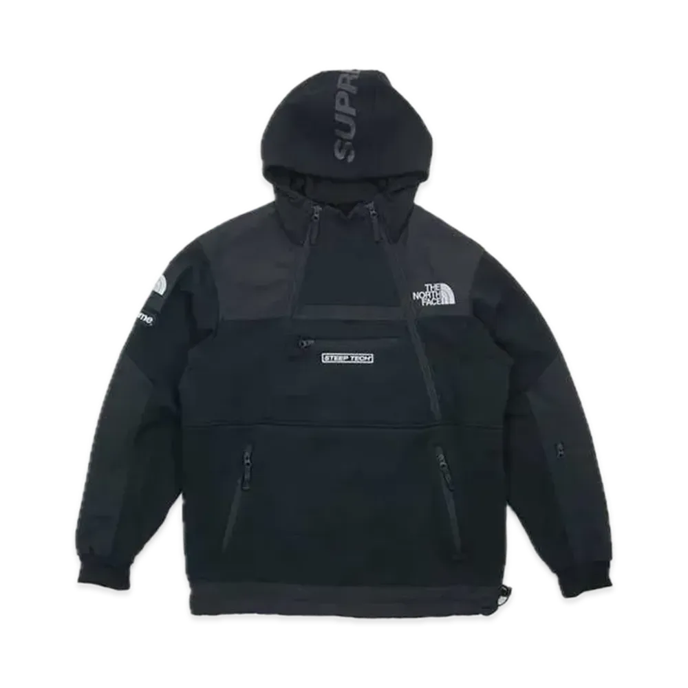 Supreme x The North Face Steep Tech Hooded Sweatshirt "Black"