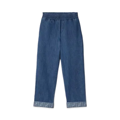FENDI Kids Trousers "Blue"