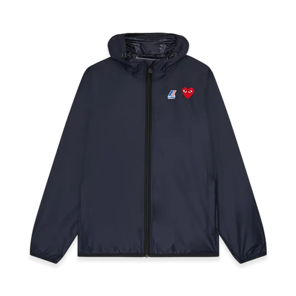 PLAY COMME des GARCONS K-Way Full Zip "Navy"