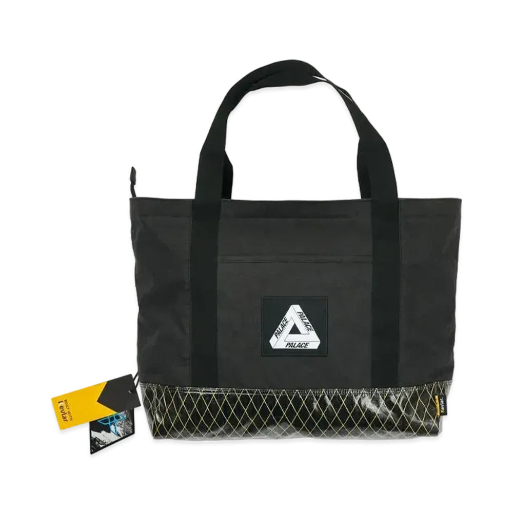 PALACE X-PAC COTTON CANVAS SHOPPER BAG "Black"