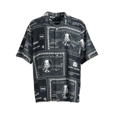 BREATH Black Card Shirt "Black"