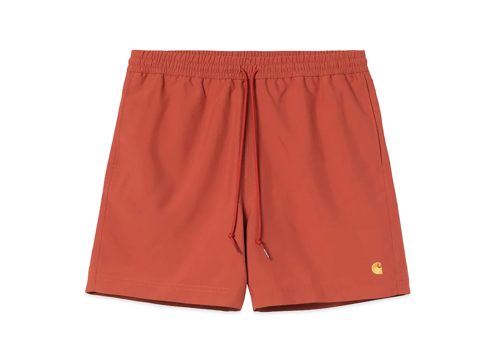 Carhartt WIP Chase Swim Trunks "Oxide Red/Gold"