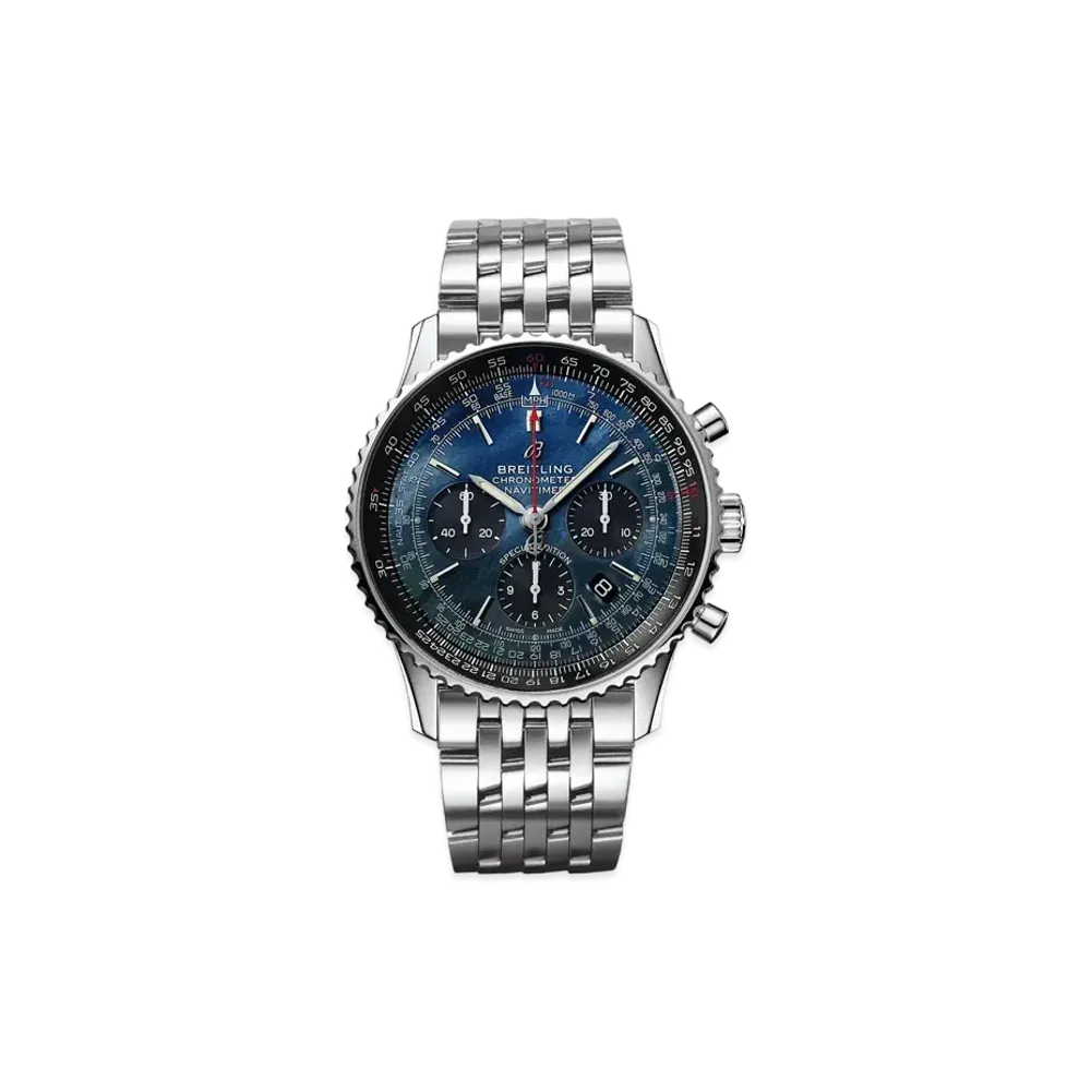 BREITLING NAVITIMER B01 CHRONOGRAPH 43 BLACK MOTHER OF PEARL JAPAN EDITION "Black mother-of-pearl"