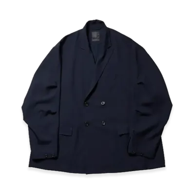 DAIWA PIER39 Tech Double-Breasted Jacket "Navy "