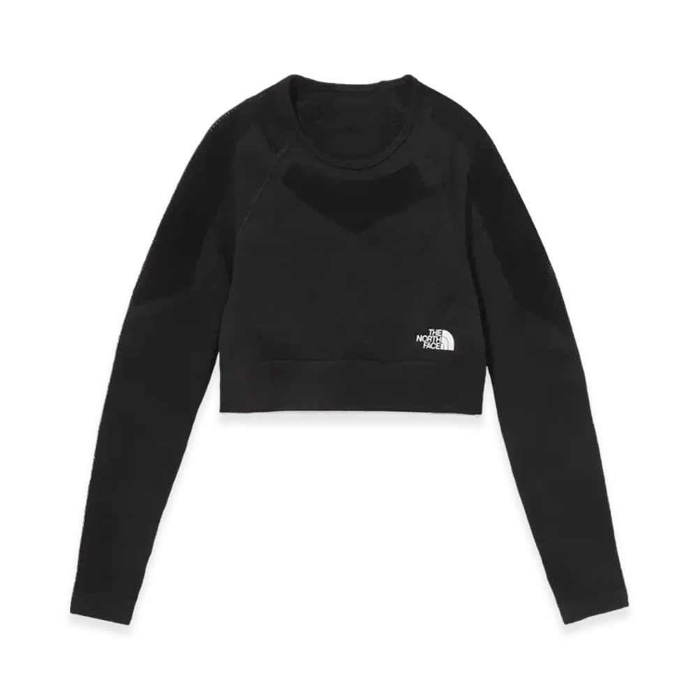The North Face Motion Crop L/S T-Shirt (W) "Black"