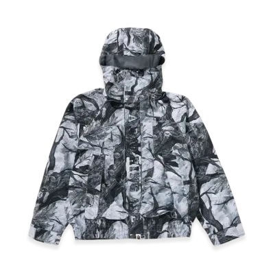 A BATHING APE Hooded Snowboard Jacket "White"