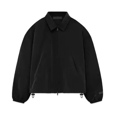 FEAR OF GOD ESSENTIALS Women's Shell Bomber "Jet Black"