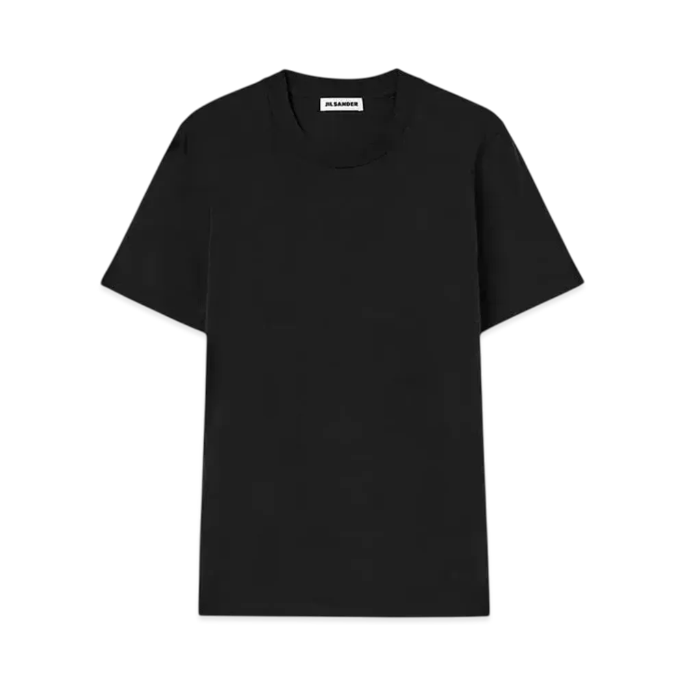 Jil Sander Men's Crew-Neck T-Shirt "Black"