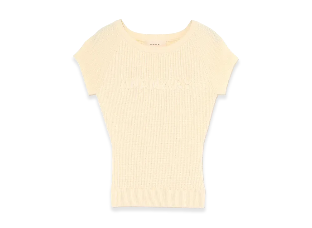 ANDMARY Women's Raglan Logo Tops 