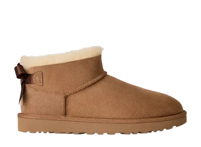 UGG Women's Ultra Mini Bailey Bow "Chestnut"