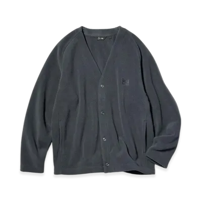 Uniqlo x NEEDLES Fleece Oversize Cardigan "Dark Gray"