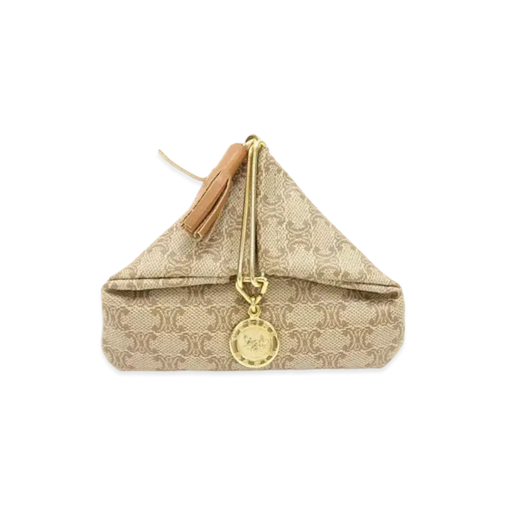 CELINE Macadam Coin Case "Beige"