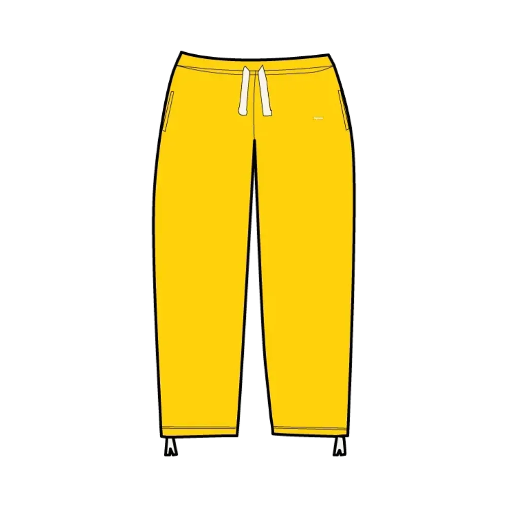 Supreme Small Box Drawstring Sweatpant (26SS) "Yellow"