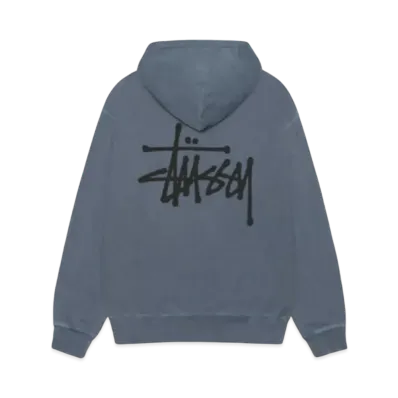 Stussy Basic Hoodie Pigment Dyed "Navy"