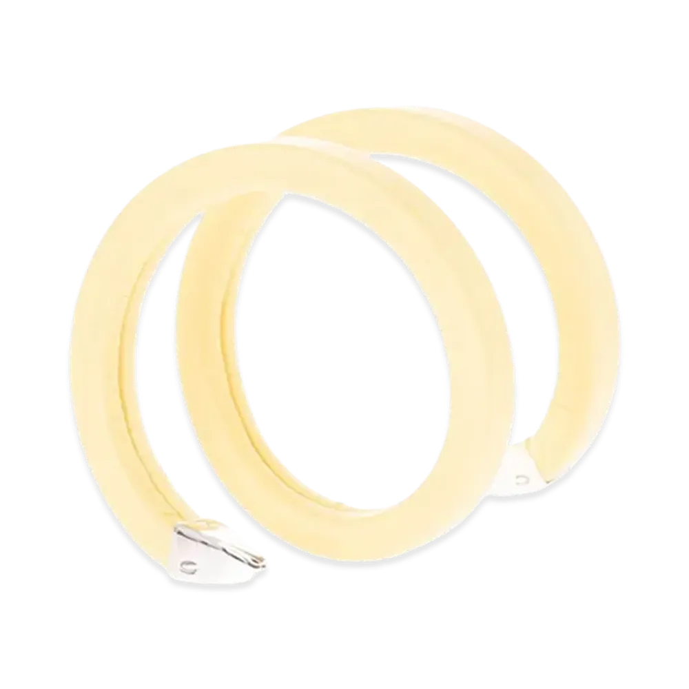 Bottega Veneta Women's Spiral Nappa Bracelet "Yellow"