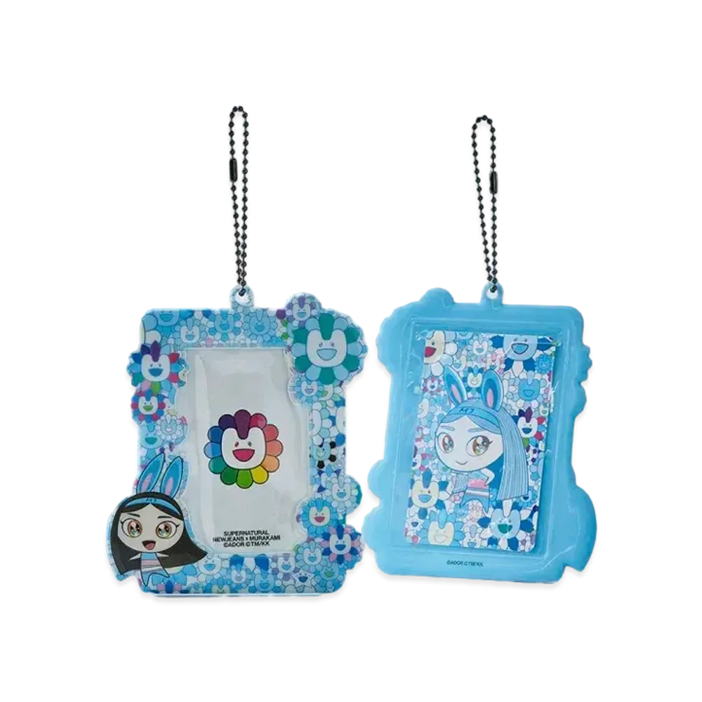 NewJeans x Takashi Murakami Supernatural Photo Card Holder Keyring "Minji"