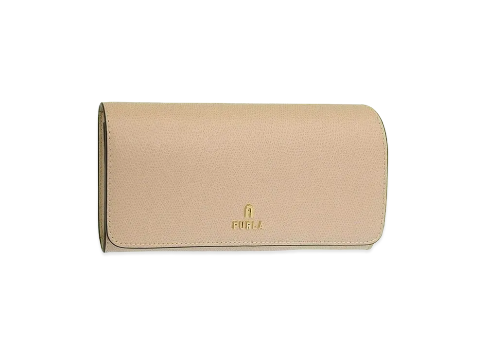 FURLA Camelia Continental Wallet Slim "White"