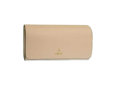 FURLA Camelia Continental Wallet Slim "White"