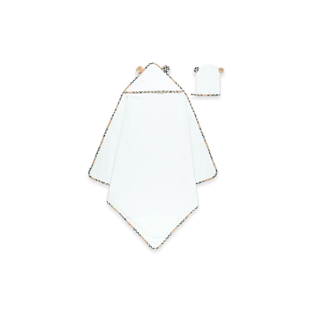 Burberry Kids N7 Bear Towel Sd Set "White"