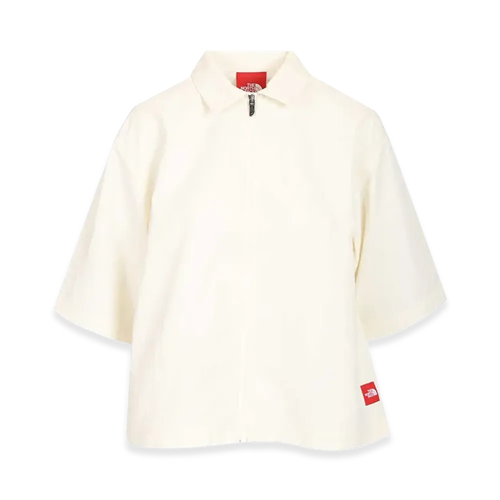 The North Face Women's Box Nylon Shirt "Red/White"