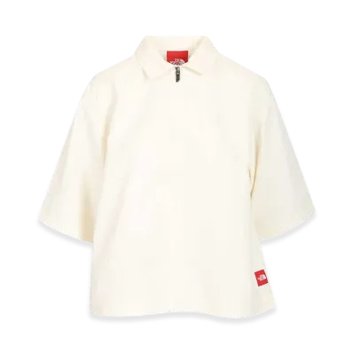 The North Face Women's Box Nylon Shirt "Red/White"