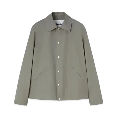 Jil Sander Men's Logo Jacket "Slate Green"
