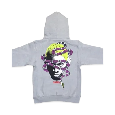 SAPEur Kid's Year of the Snake Hoodie "Gray"