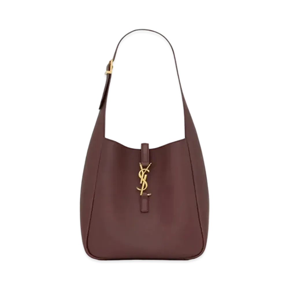 Saint Laurent LE 5 A 7 Supple Small in Grained Leather "Rouge Legion"