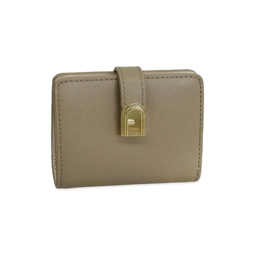 FURLA Levante S Bi-Fold "Beige"