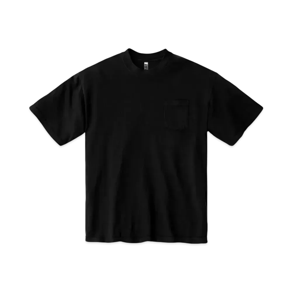 Los Angeles Apparel Short Sleeve Garment Dye Pocket T-Shirt "Black"