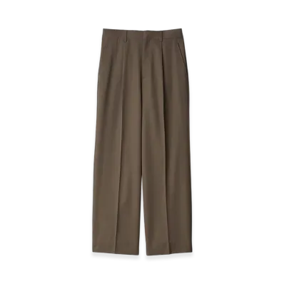 ssstein Straight Trousers "Dark Beige"