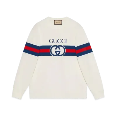 GUCCI Interlocking G Cotton T-Shirt "White"
