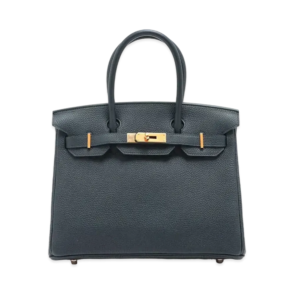 Hermes Birkin Togo "Bleu Nuit/Rose Gold"