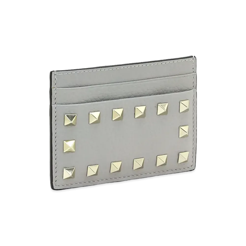 Valentino Garavani Card Case "Pastel Gray"