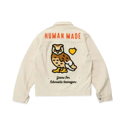 HUMAN MADE Natural Denim Work Jacket "White"