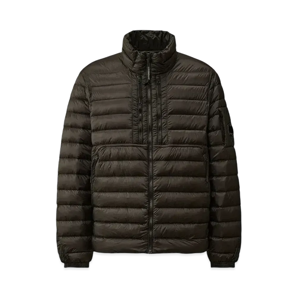 C.P Company D.D. Shell Collar Zip Down Jacket "Black"