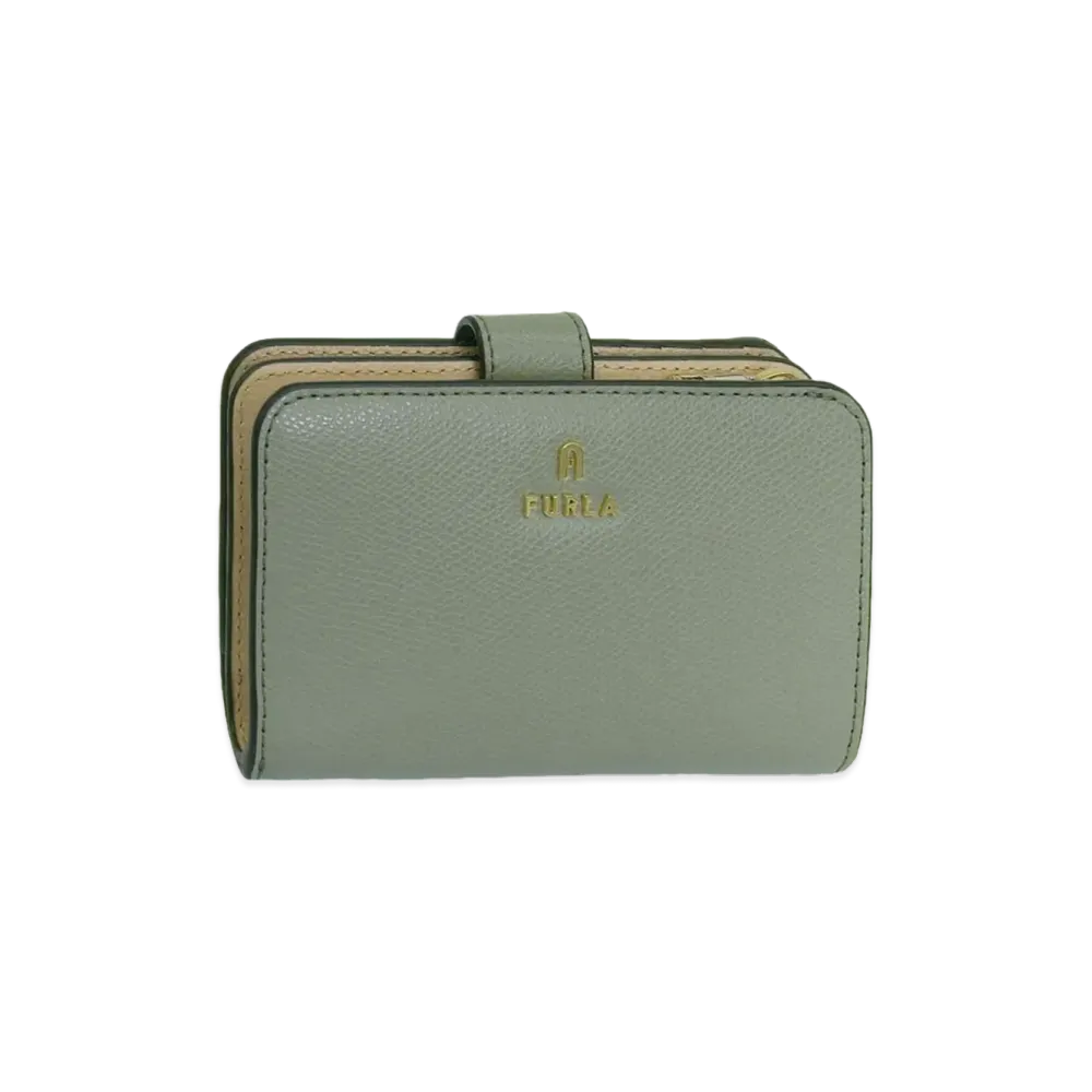 FURLA Camelia M Compact Wallet "Green"
