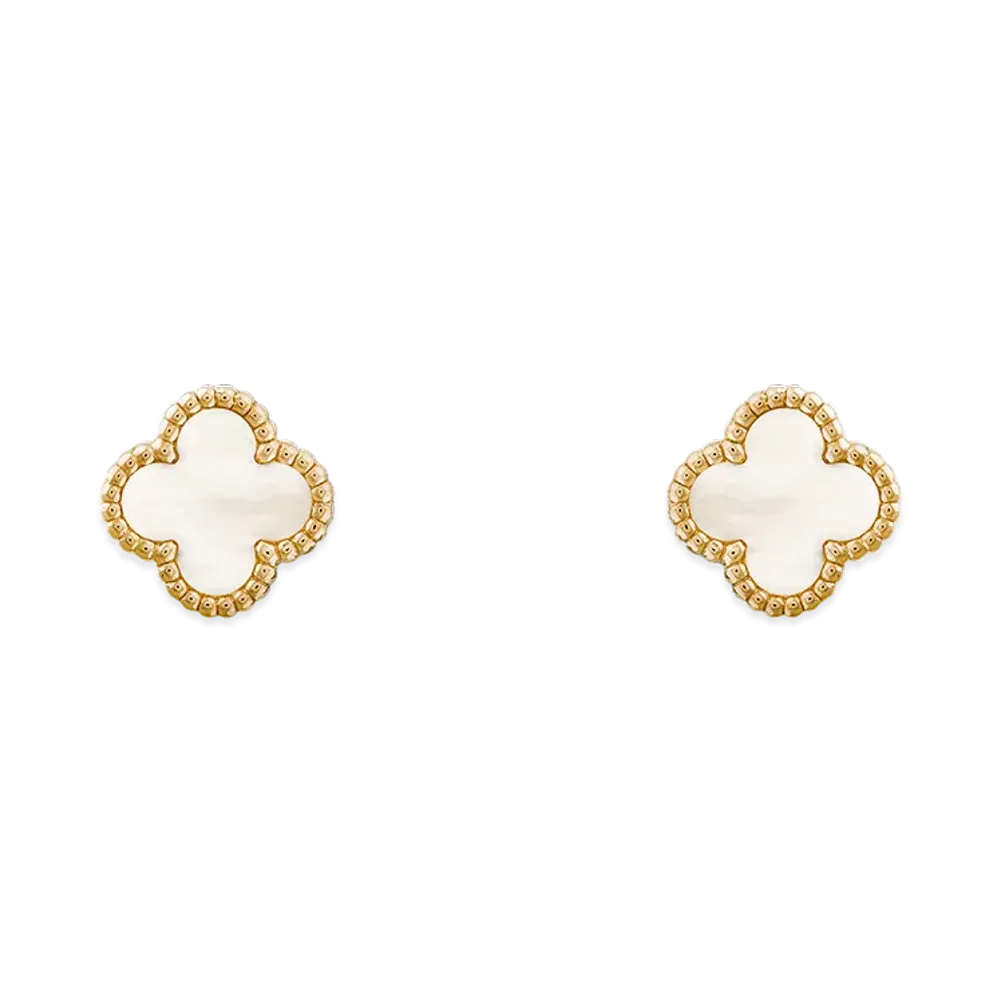 Van Cleef & Arpels Sweet Alhambra earrings "18K Yellow gold/Mother-of-pearl"