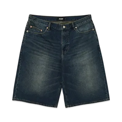 PALACE Baggy Jean Short "Dark Stone Wash"