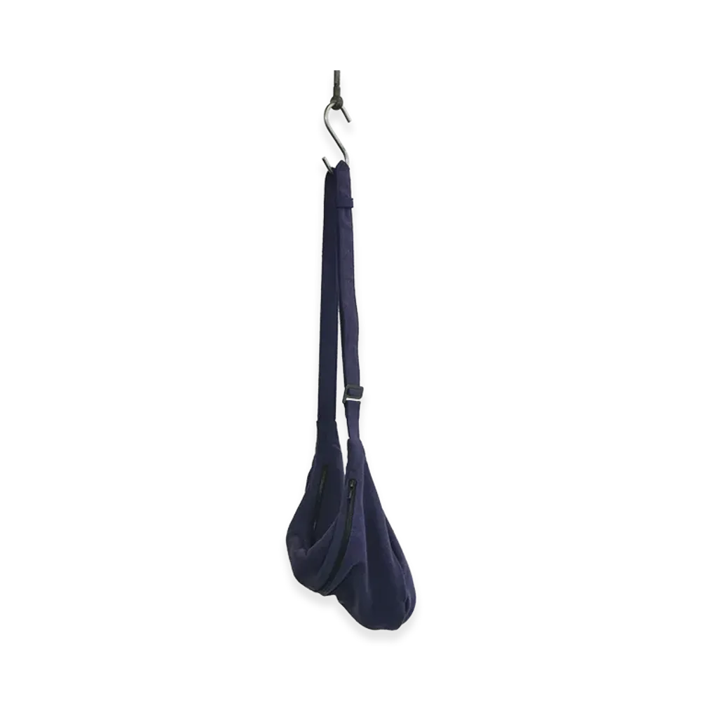 COMOLI Silk Nep Waist Bag "Purple"